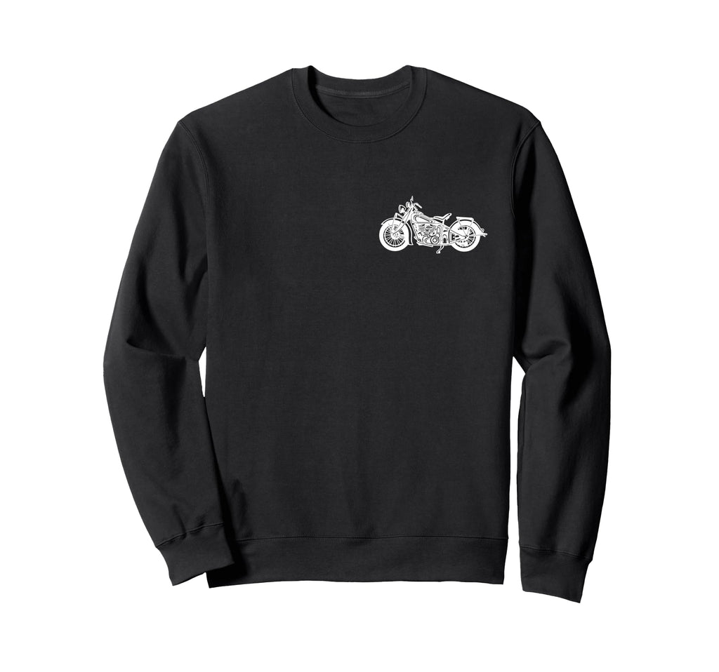 American Motorcycle Sweatshirt - Minimalist Print Unisex - T-Shirt, Sweatshirt, Hoodie
