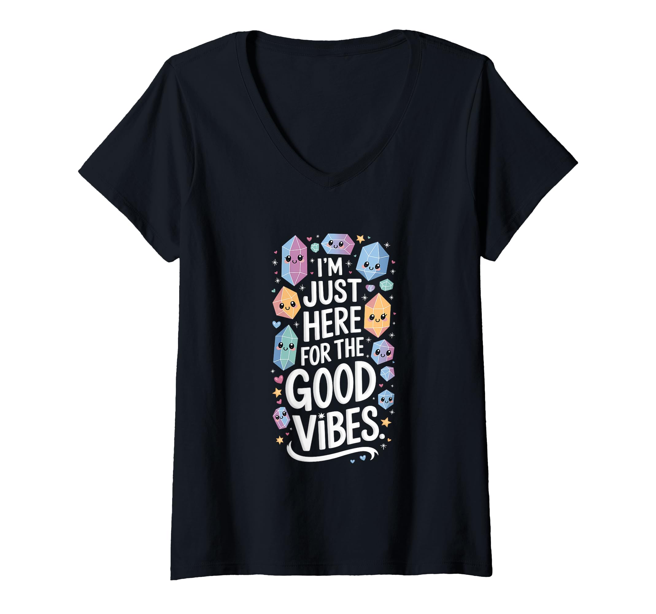 Womens Healing Stone Crystals Energy T-Shirt - Trendy Graphic Men Women - T-Shirt, Sweatshirt, Hoodie