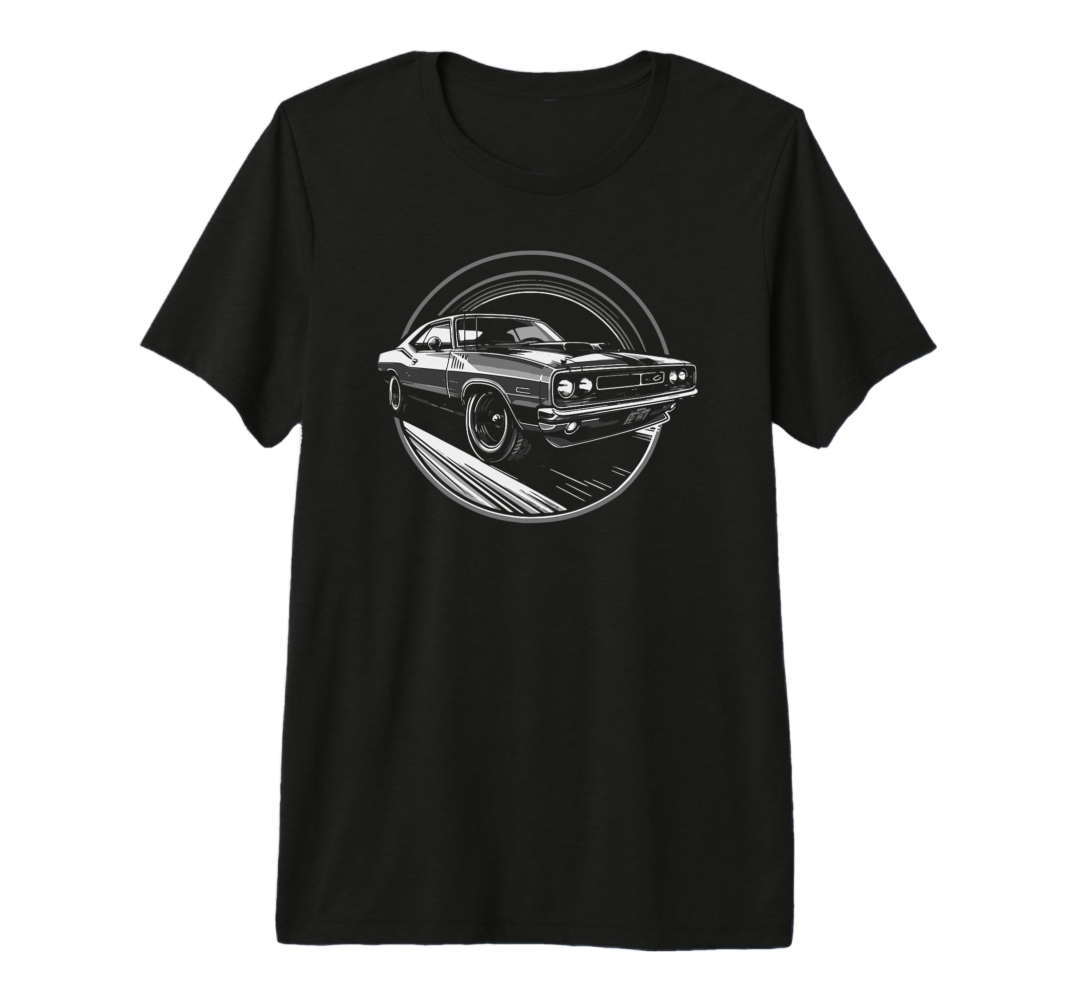 American Muscle Car 60S 70S Car Lover Tri T-Shirt - Trendy Graphic Unisex - T-Shirt, Sweatshirt, Hoodie