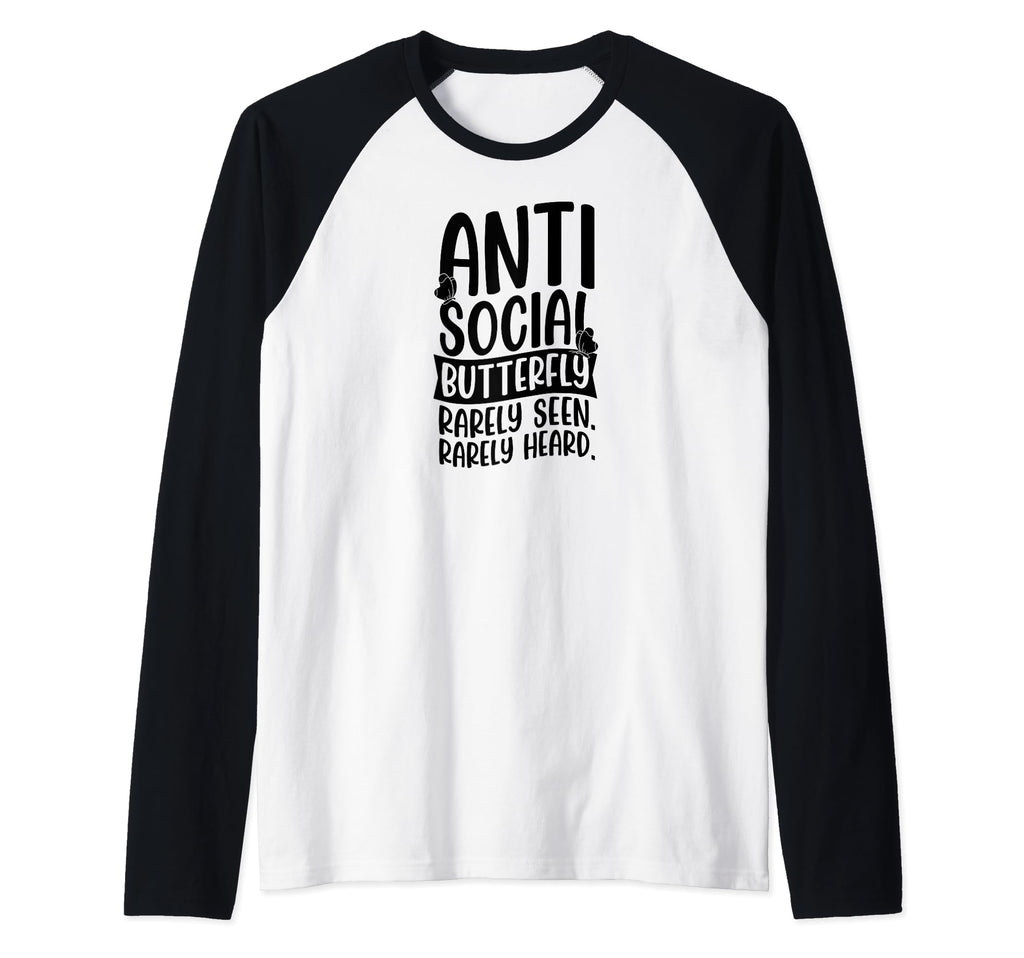 Antisocial Butterfly Rarely Seen Rarely Sweatshirt - Graphic Print Unisex - T-Shirt, Sweatshirt, Hoodie