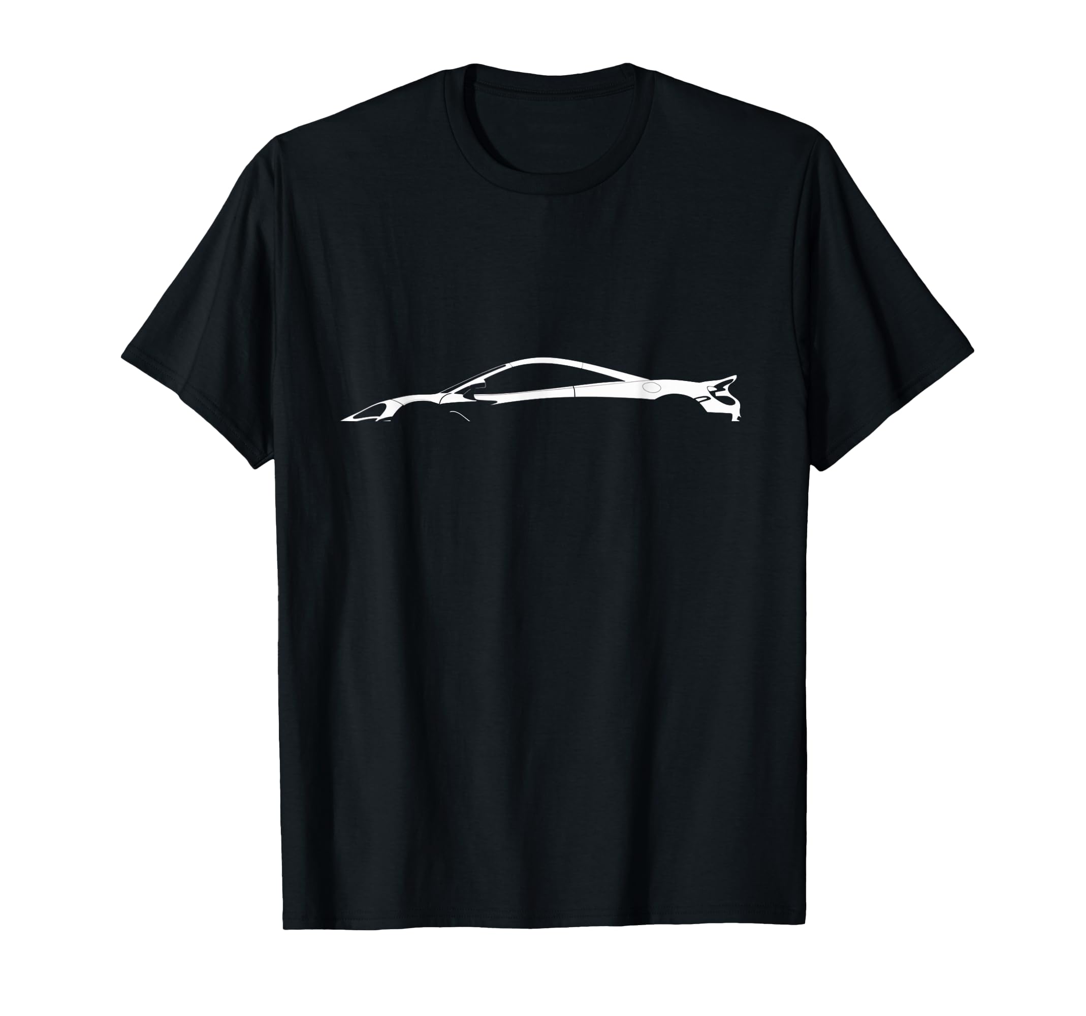 Sleek Sports Car Silhouette T-Shirt - Graphic Print Men Women - T-Shirt, Sweatshirt, Hoodie