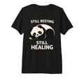 Sleepy Panda Burnout Recovery Stress T-Shirt - Novelty Apparel Men Women - T-Shirt, Sweatshirt, Hoodie