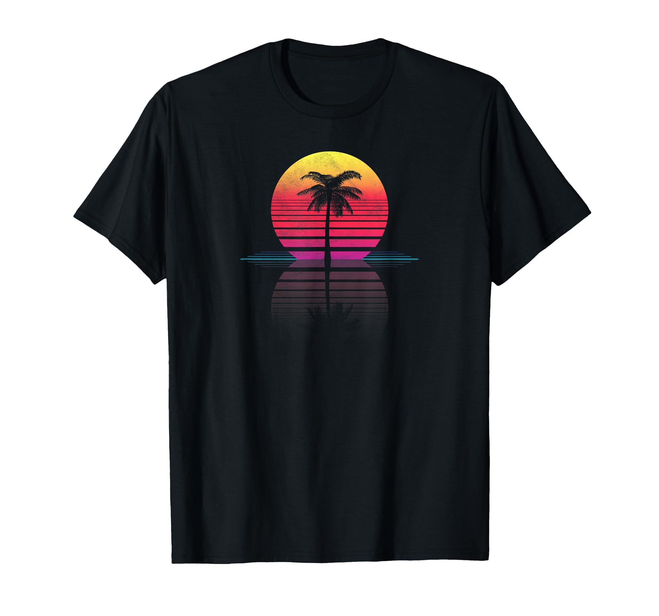 80S 90S Surf Outrun Sun Synthwave T-Shirt - Streetwear Style for Adults - T-Shirt, Sweatshirt, Hoodie