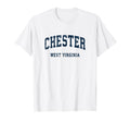 Chester West Virginia Wv Athletic T-Shirt - Trendy Graphic for Adults - T-Shirt, Sweatshirt, Hoodie