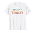 Happy Birthday Richard Personalized T-Shirt - Custom Art Print for Adults - T-Shirt, Sweatshirt, Hoodie