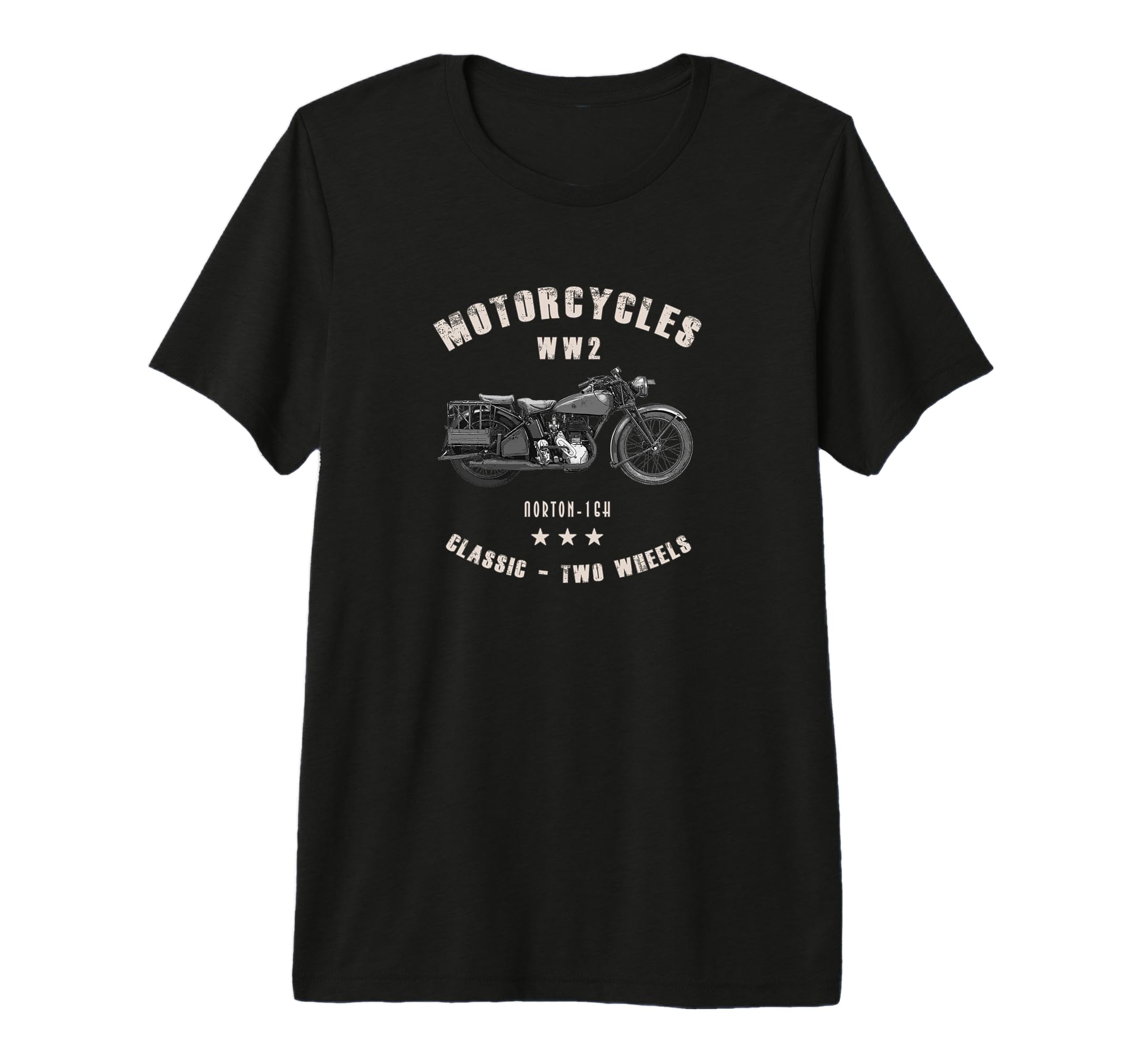 Norton 16H Motorcycle Ww2 Tri Blend T-Shirt - Unique Graphic Men Women - T-Shirt, Sweatshirt, Hoodie