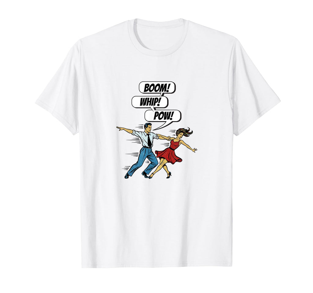Funny Comic West Coast Swing Boom Whip T-Shirt - Unique Graphic Unisex - T-Shirt, Sweatshirt, Hoodie