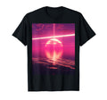 Vaporwave Aesthetic Sunset Above T-Shirt - Trendy Graphic Unisex - T-Shirt, Sweatshirt, Hoodie