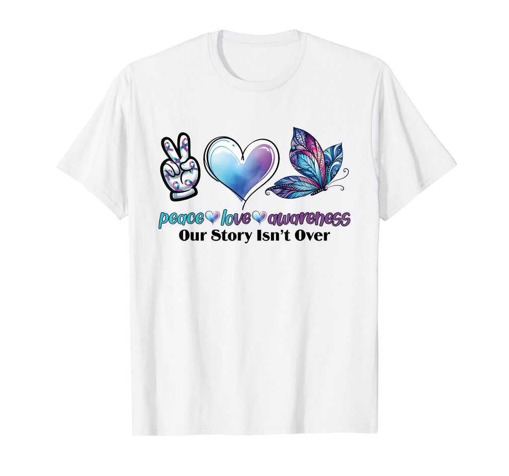Our Story Isnt Over Mental Health Suicide T-Shirt - Unique Graphic Unisex - T-Shirt, Sweatshirt, Hoodie