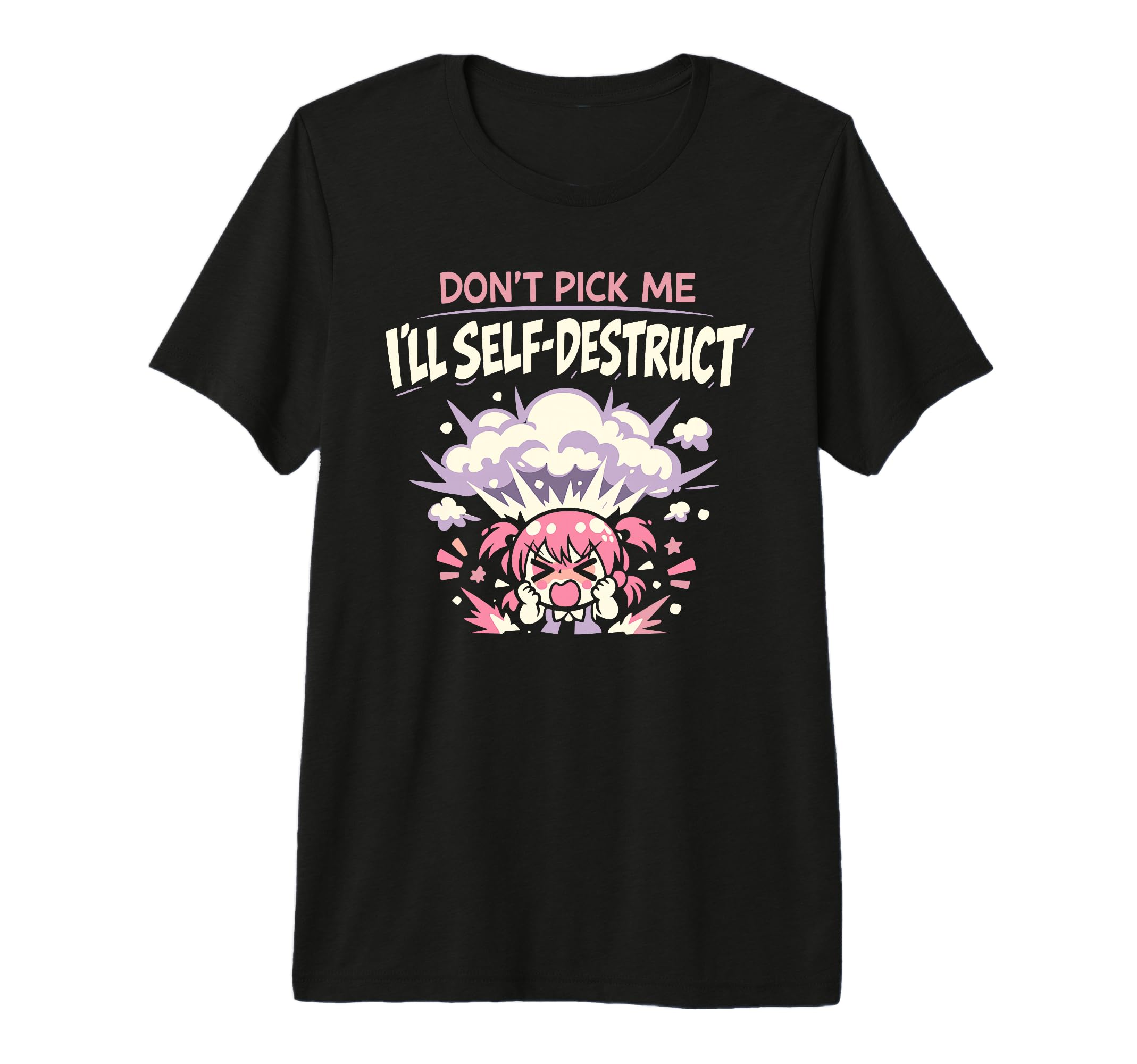 Anime Anxiety Overthinking Weeb T-Shirt - Casual Everyday Wear Unisex - T-Shirt, Sweatshirt, Hoodie