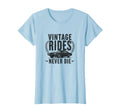 Rides Never Die Car T-Shirt - Fun Novelty Design Men Women - T-Shirt, Sweatshirt, Hoodie