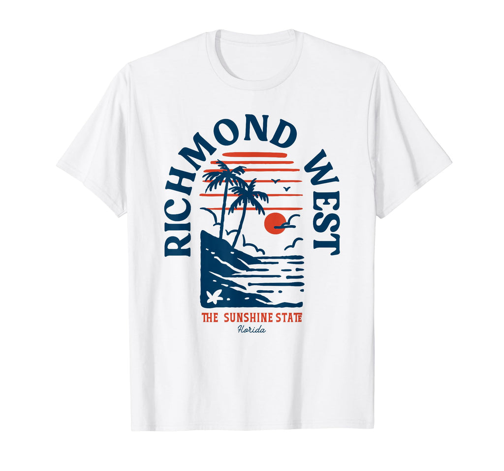 Richmond West Florida Surfer Beach T-Shirt - Streetwear Style Men Women - T-Shirt, Sweatshirt, Hoodie