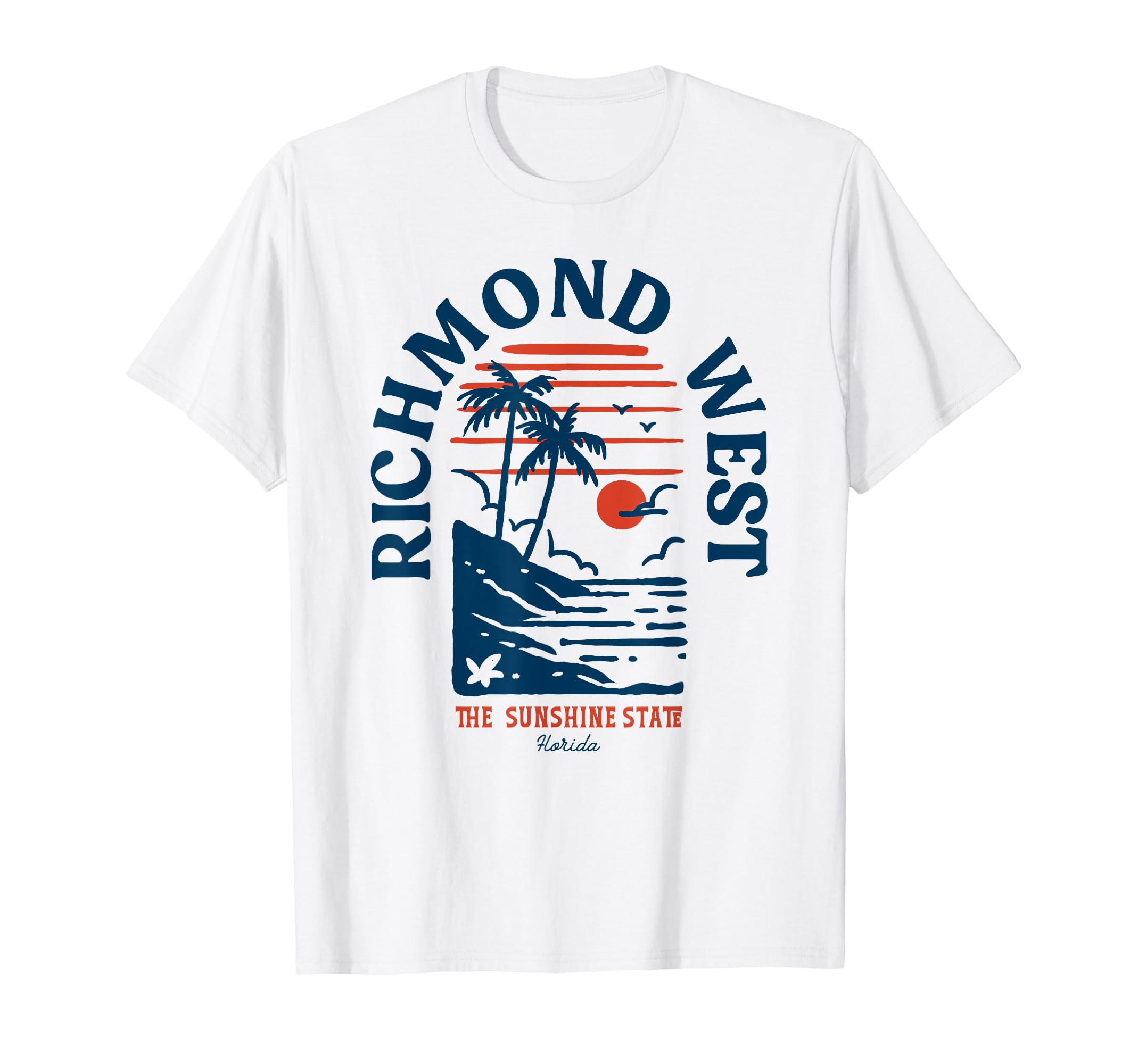 Richmond West Florida Surfer Beach T-Shirt - Streetwear Style Men Women - T-Shirt, Sweatshirt, Hoodie