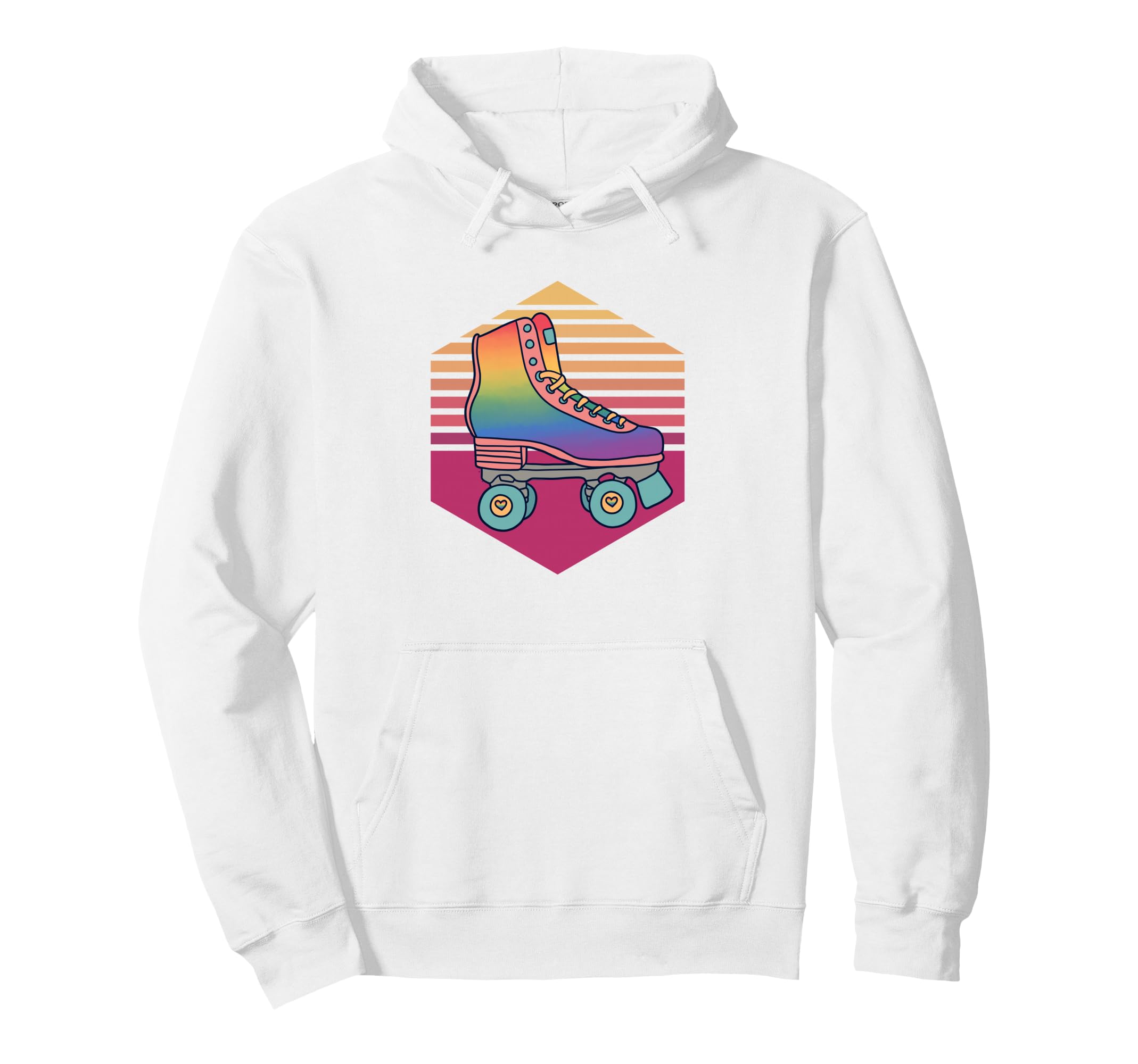 1970S Roller Skating Hoodie - Unique Graphic Unisex - T-Shirt, Sweatshirt, Hoodie