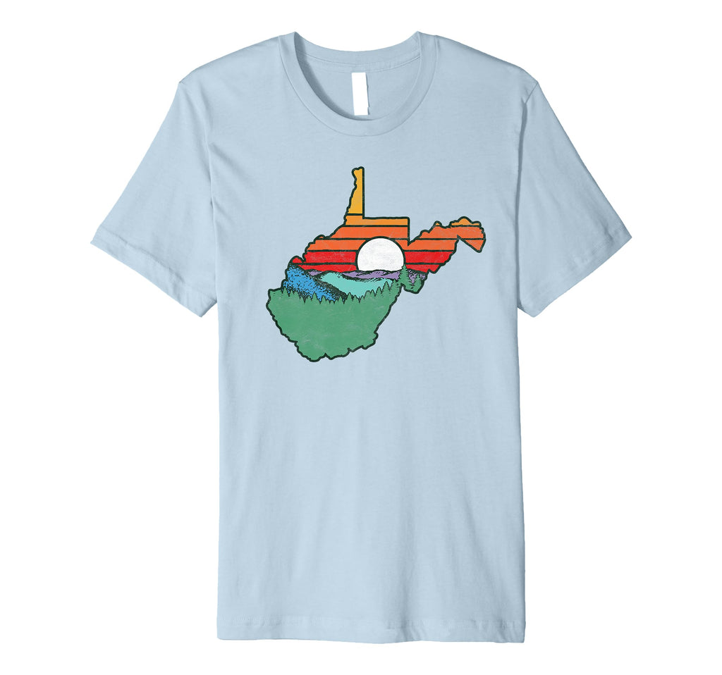West Virginia Outdoors Nature Mountains T-Shirt - Trendy Graphic Unisex - T-Shirt, Sweatshirt, Hoodie