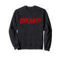 Cincinnati Ohio State Map Sweatshirt - Fun Novelty Design Men Women - T-Shirt, Sweatshirt, Hoodie