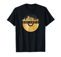 Vinyl Record Player Disco Music Skyline T-Shirt - Unique Graphic Men Women - T-Shirt, Sweatshirt, Hoodie