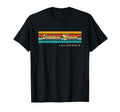 Sunset Stripes Fiddlers Green California T-Shirt - Unique Graphic Men Women - T-Shirt, Sweatshirt, Hoodie