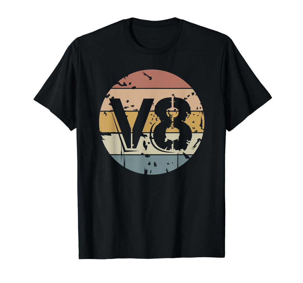 V8 Musclecar Cars Bigblock Logo T-Shirt - Fun Novelty Design Men Women - T-Shirt, Sweatshirt, Hoodie