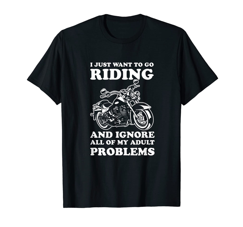 Motorcycle Lover Motorcycle T-Shirt - Fun Novelty Design for Adults - T-Shirt, Sweatshirt, Hoodie