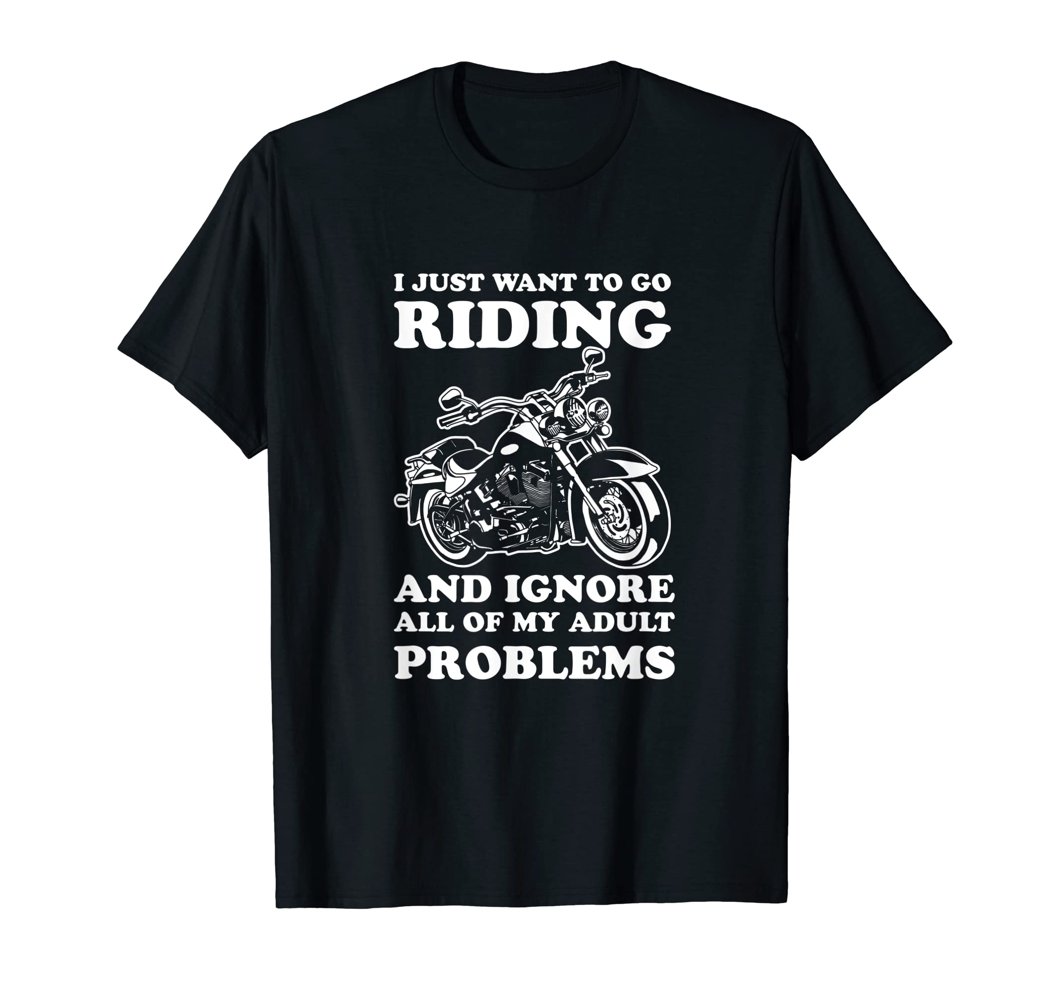 Motorcycle Lover Motorcycle T-Shirt - Fun Novelty Design for Adults - T-Shirt, Sweatshirt, Hoodie