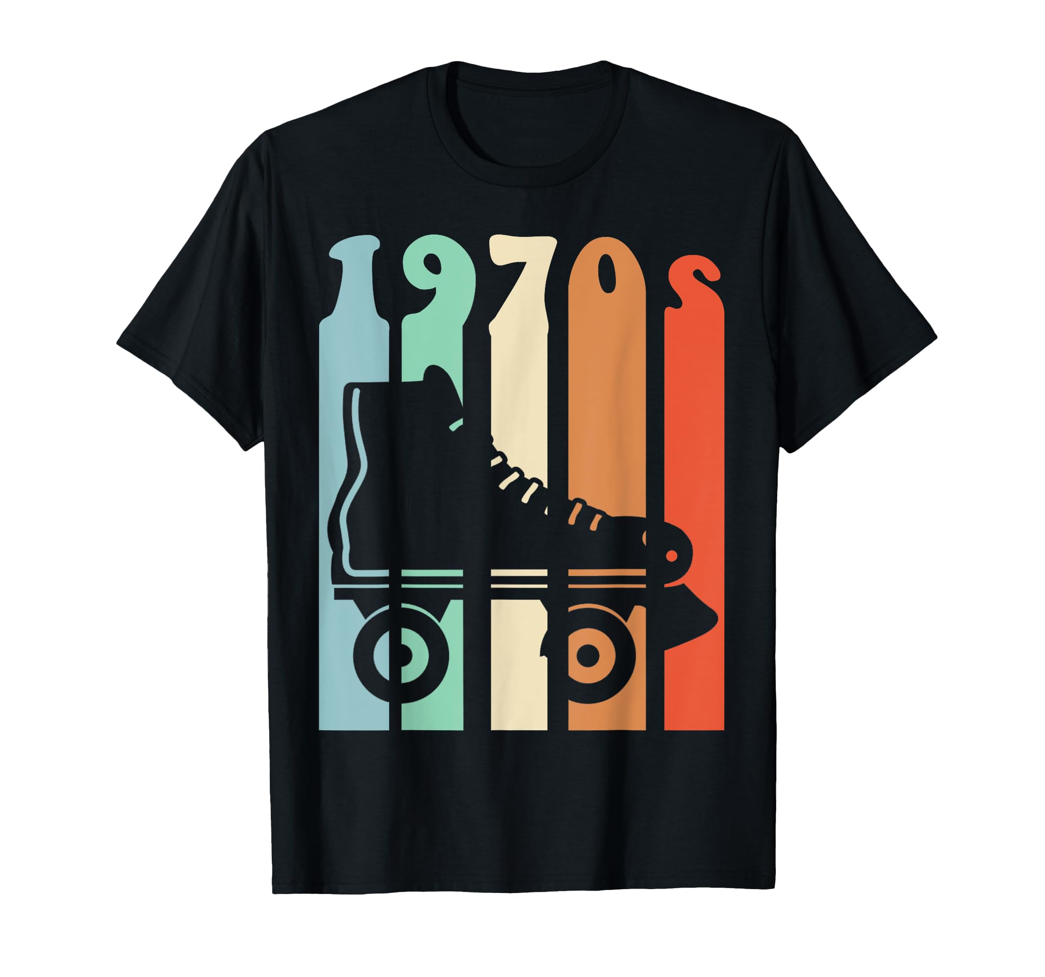 1970S Roller Skates And Gift T-Shirt - Fun Novelty Design Unisex - T-Shirt, Sweatshirt, Hoodie