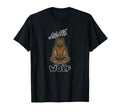 Aware Wolf Mindfulness Meditation T-Shirt - Casual Everyday Wear Unisex - T-Shirt, Sweatshirt, Hoodie