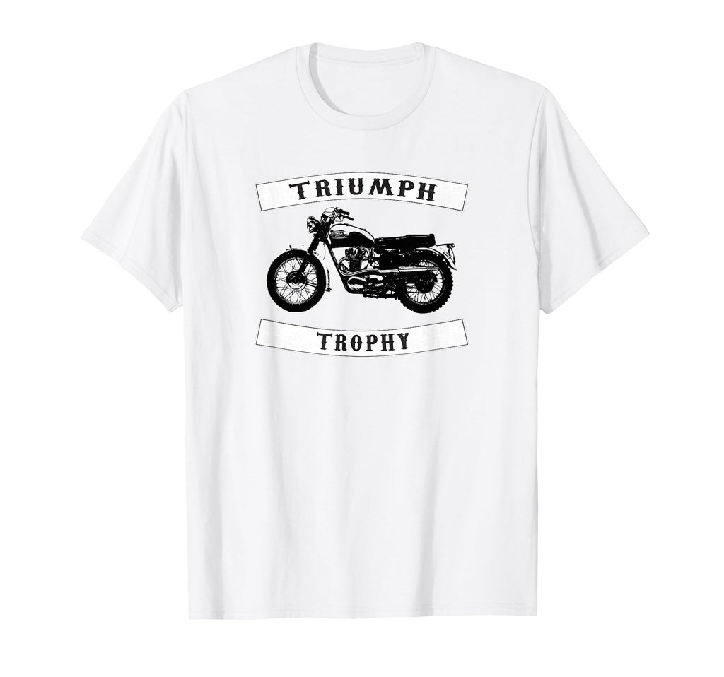 Triumph Tr6 Trophy Motor Cycle T-Shirt - Casual Everyday Wear Unisex - T-Shirt, Sweatshirt, Hoodie