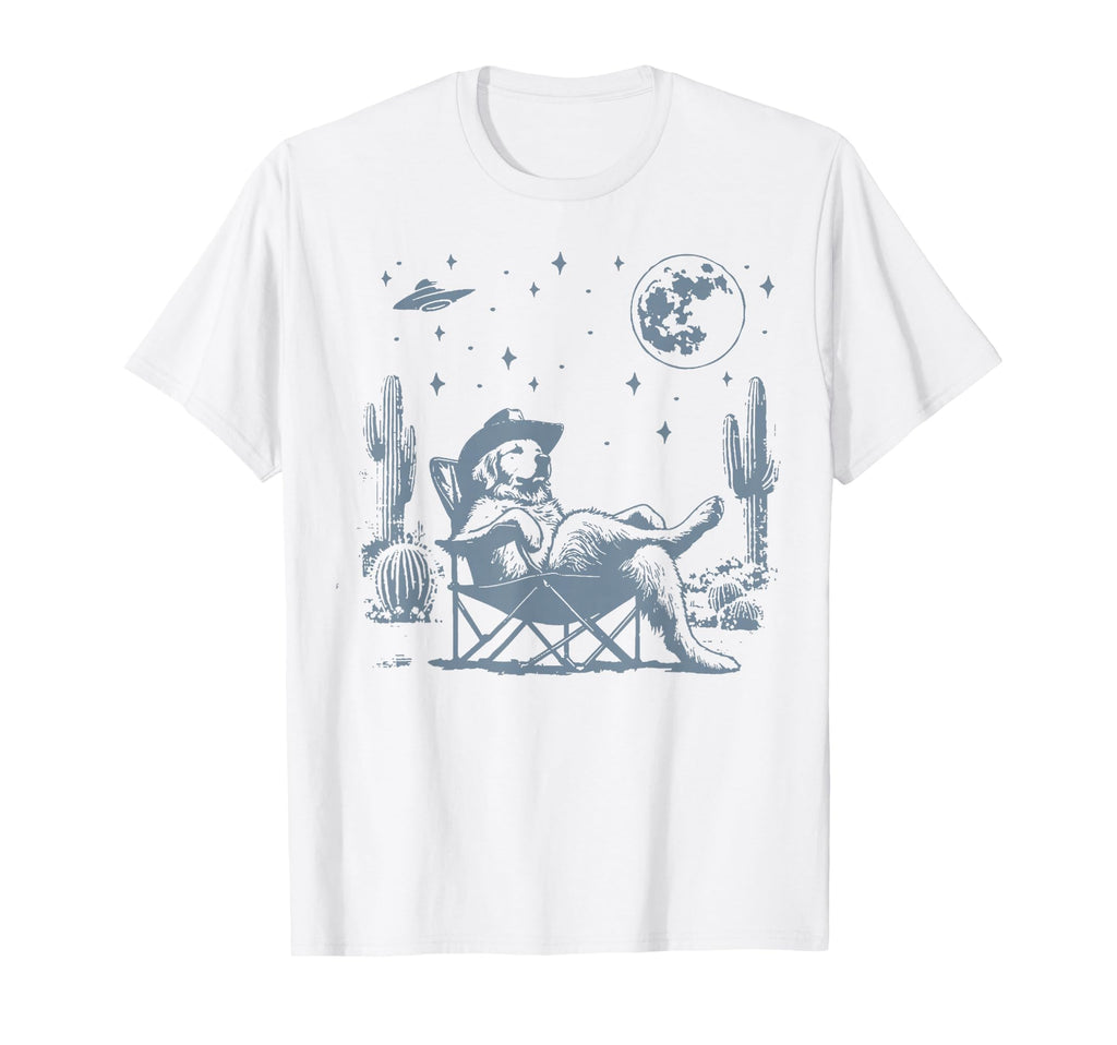 Howdy Golden Retriever Western Cowboy Dog T-Shirt - Trendy Graphic Unisex - T-Shirt, Sweatshirt, Hoodie
