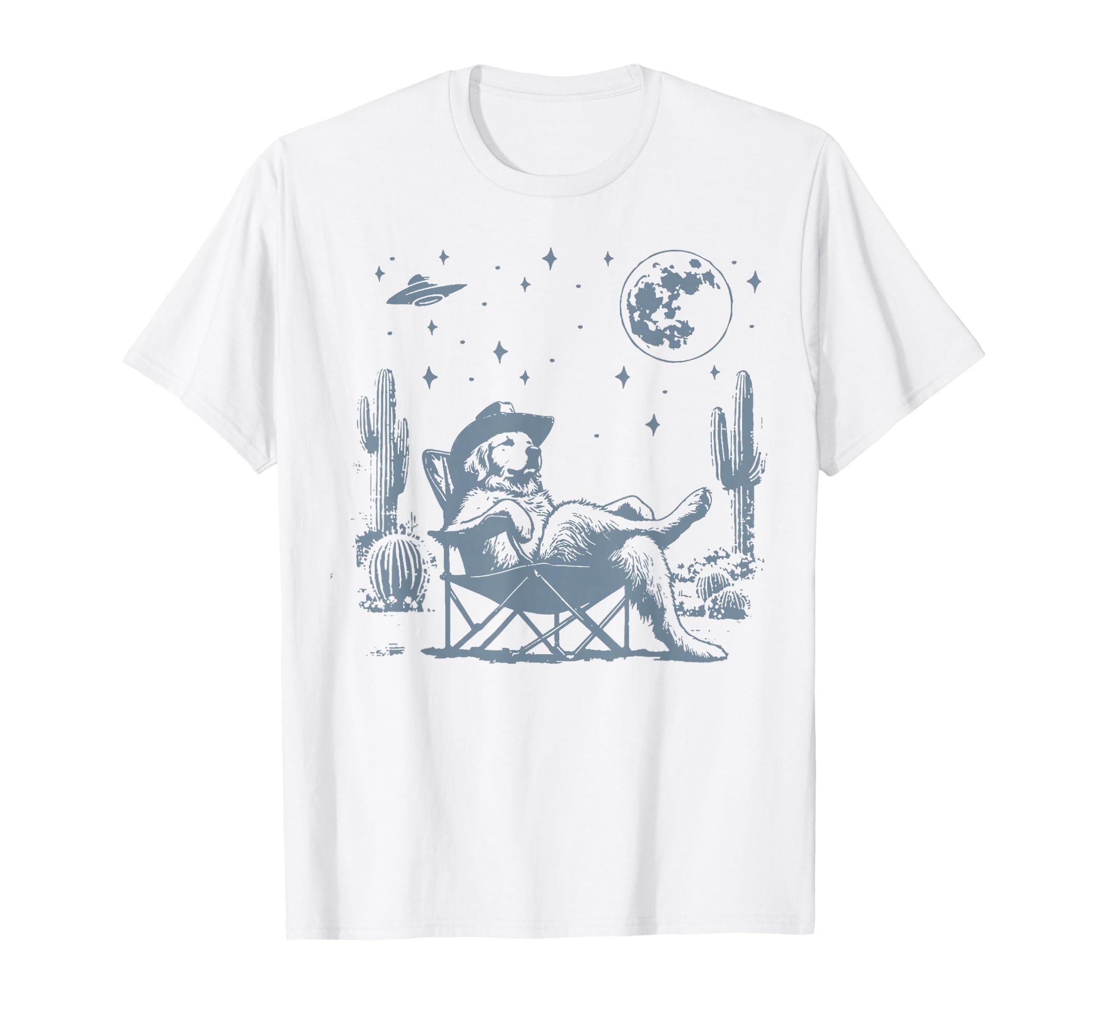 Howdy Golden Retriever Western Cowboy Dog T-Shirt - Trendy Graphic Unisex - T-Shirt, Sweatshirt, Hoodie