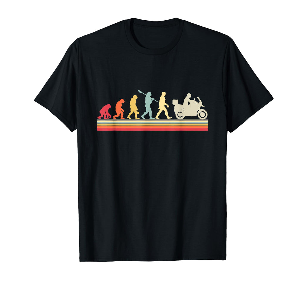 Motorcycle Evolution Adventure Biker T-Shirt - Casual Everyday Wear Unisex - T-Shirt, Sweatshirt, Hoodie
