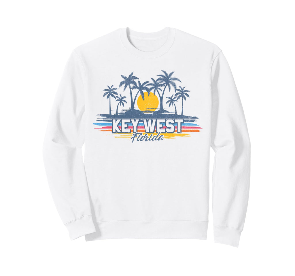 Key West Florida Beach Sunset Sweatshirt - Casual Everyday Wear for Adults - T-Shirt, Sweatshirt, Hoodie