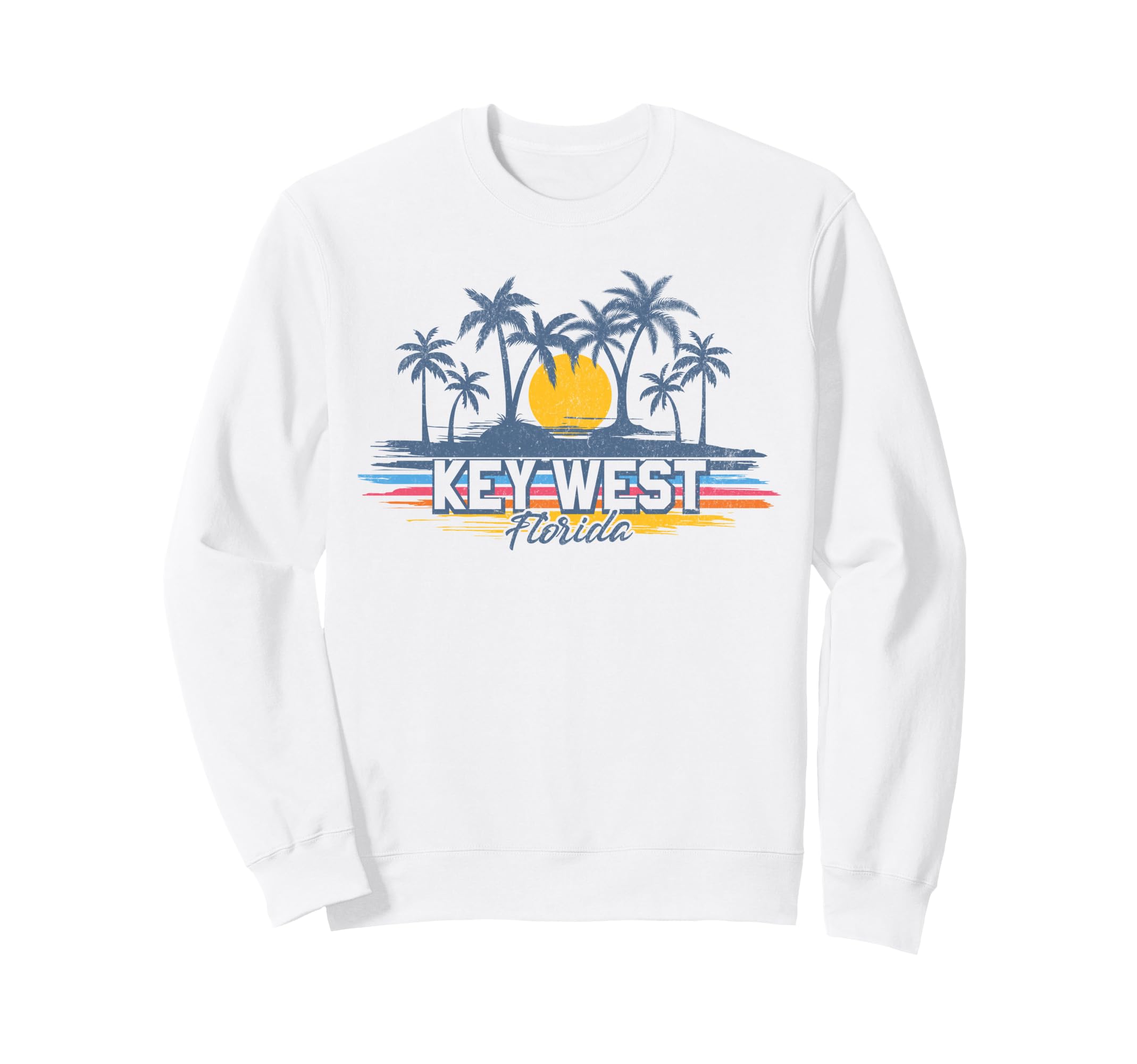 Key West Florida Beach Sunset Sweatshirt - Casual Everyday Wear for Adults - T-Shirt, Sweatshirt, Hoodie