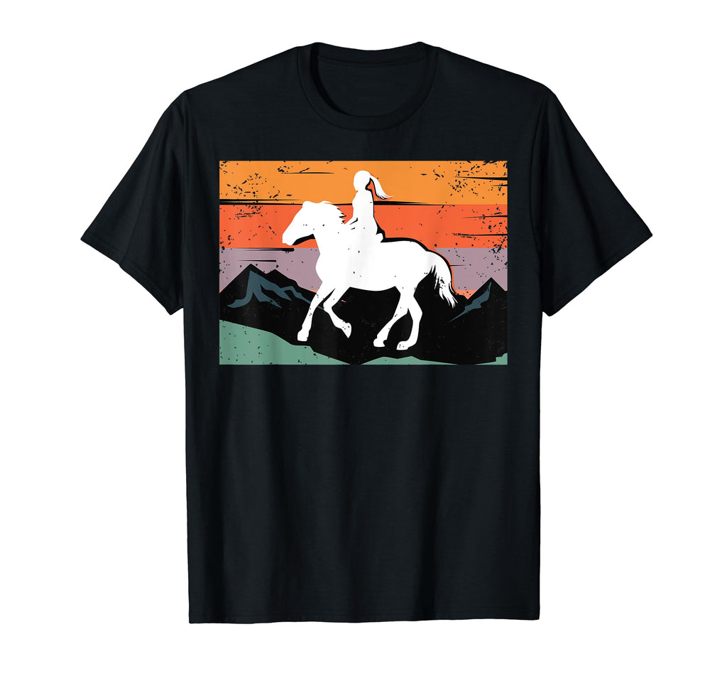 Funny Western Cowgirl Gift Horse Riding T-Shirt - Novelty Apparel Men Women - T-Shirt, Sweatshirt, Hoodie