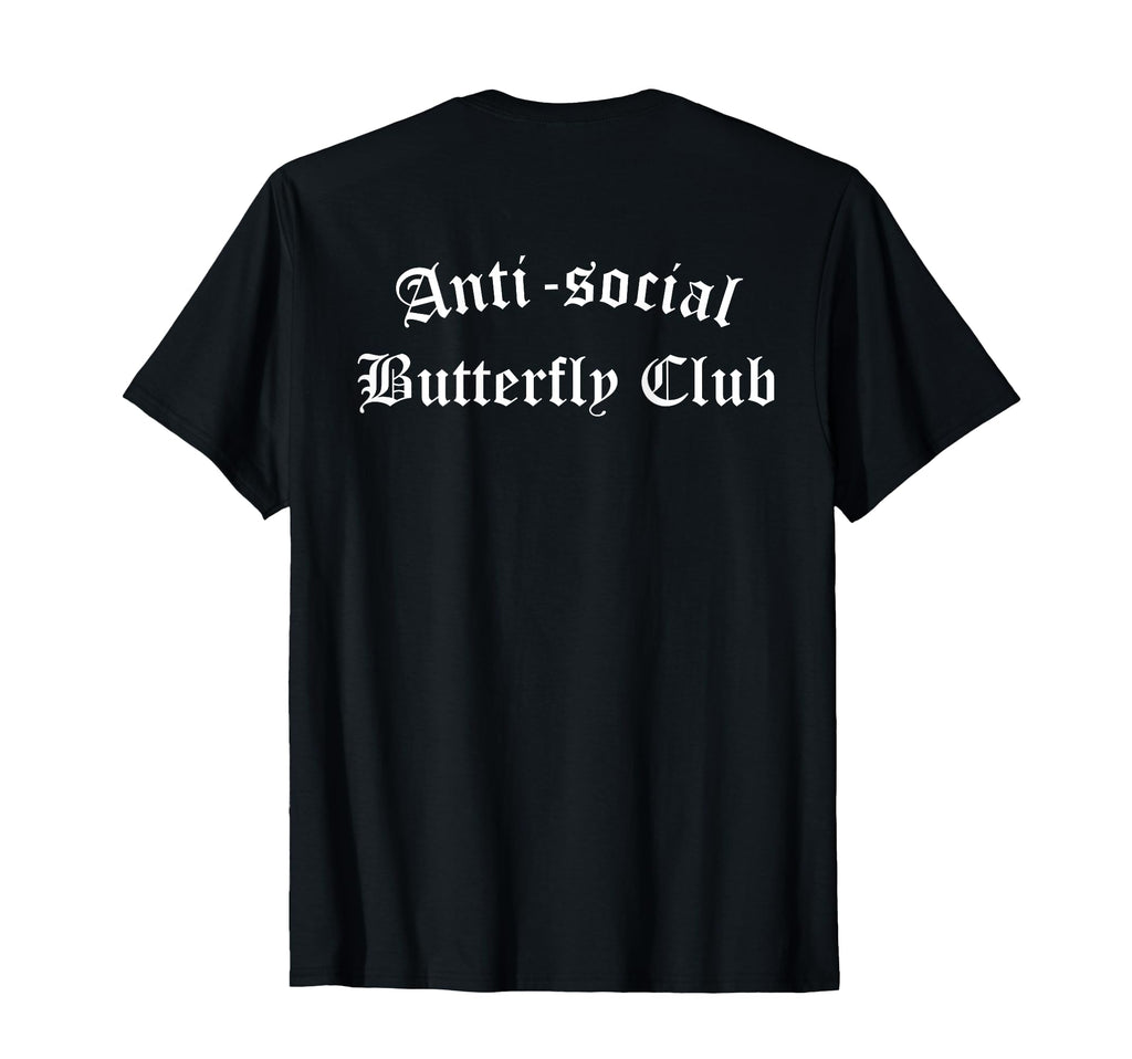 Anti Social Butterfly Club T-Shirt - Casual Everyday Wear Unisex - T-Shirt, Sweatshirt, Hoodie