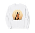 Walk Peace Mindful Dog Walking Yoga Sweatshirt - Fun Novelty Design Unisex - T-Shirt, Sweatshirt, Hoodie
