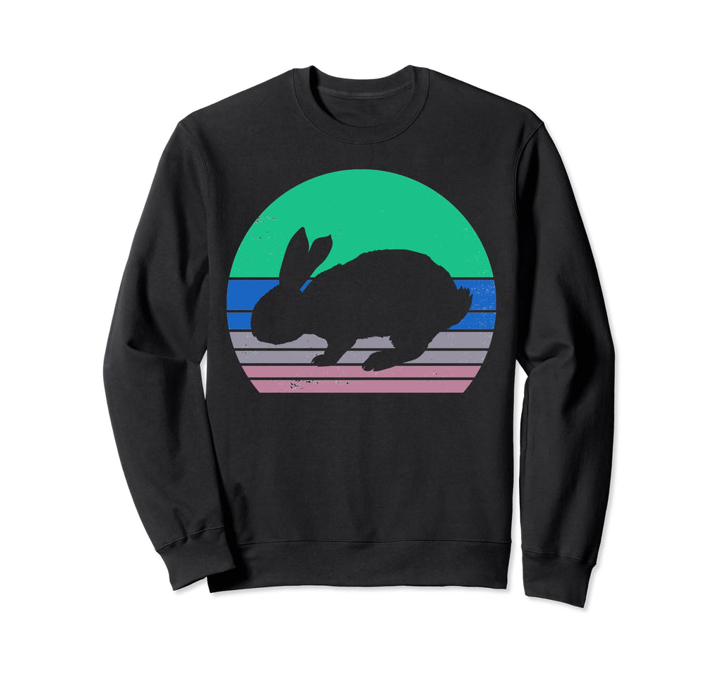 Rabbit Rabbit Silhouette Rabbit 70S Sweatshirt - Trendy Graphic Men Women - T-Shirt, Sweatshirt, Hoodie