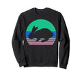 Rabbit Rabbit Silhouette Rabbit 70S Sweatshirt - Trendy Graphic Men Women - T-Shirt, Sweatshirt, Hoodie