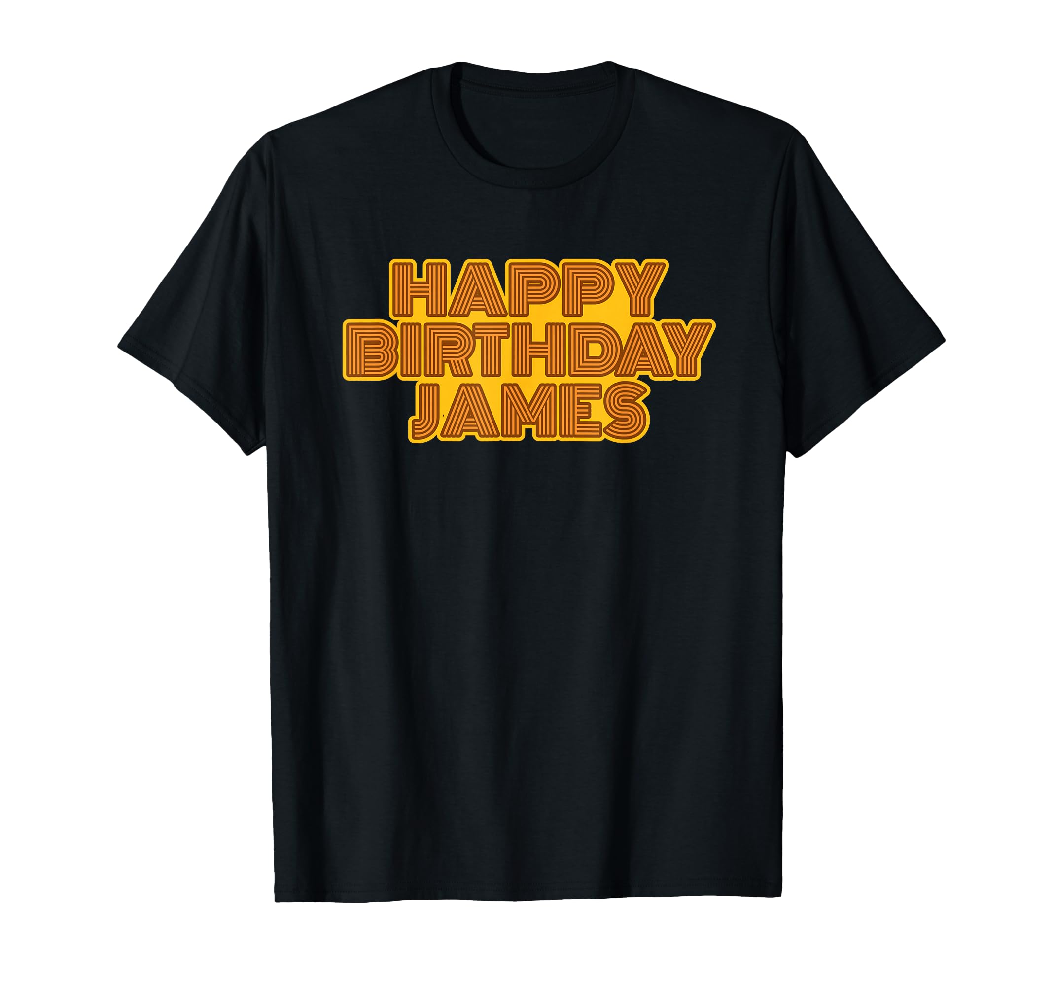 Happy Birthday James Personalized Name T-Shirt - Graphic Print Unisex - T-Shirt, Sweatshirt, Hoodie