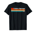 1980S Yellow Springs Ohio T-Shirt - Minimalist Print Unisex - T-Shirt, Sweatshirt, Hoodie