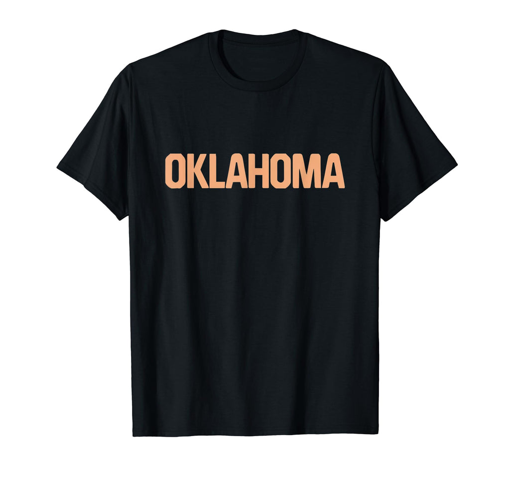 Oklahoma America Usa State Minimal T-Shirt - Minimalist Print Unisex - T-Shirt, Sweatshirt, Hoodie