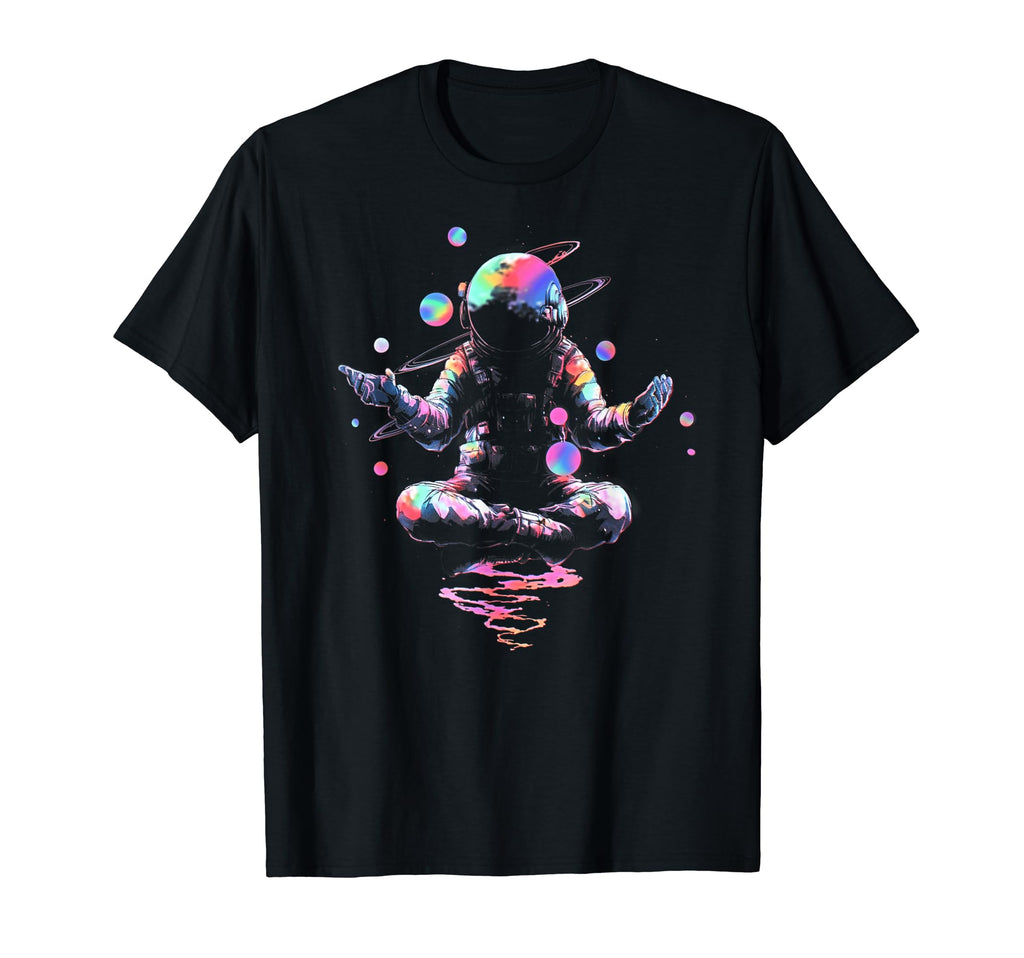 Synthwave Astronaut Cyberpunk 80S T-Shirt - Aesthetic Graphic for Adults - T-Shirt, Sweatshirt, Hoodie
