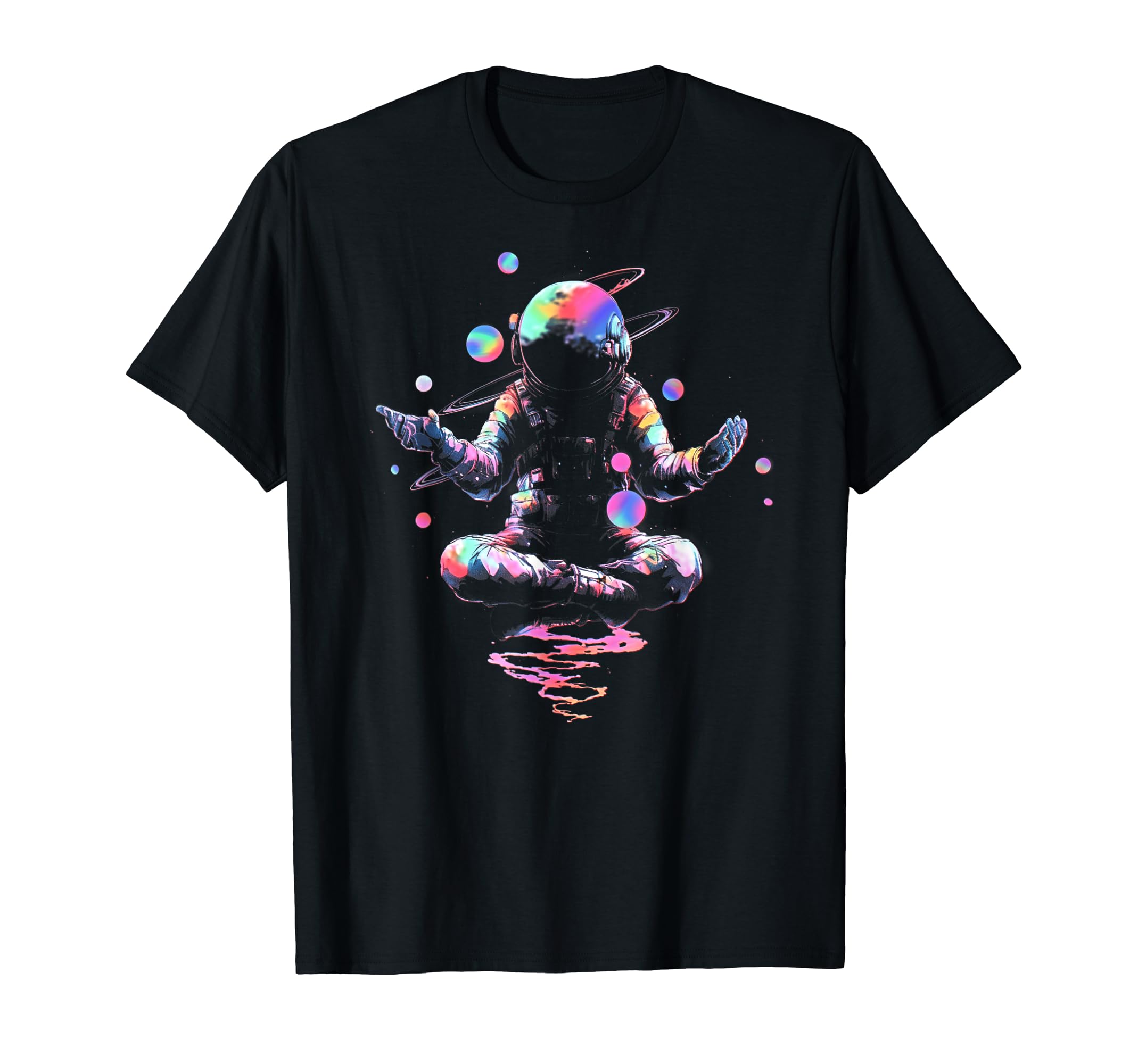 Synthwave Astronaut Cyberpunk 80S T-Shirt - Aesthetic Graphic for Adults - T-Shirt, Sweatshirt, Hoodie