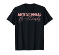 Anti Social Butterfly Awareness T-Shirt - Minimalist Print Unisex - T-Shirt, Sweatshirt, Hoodie