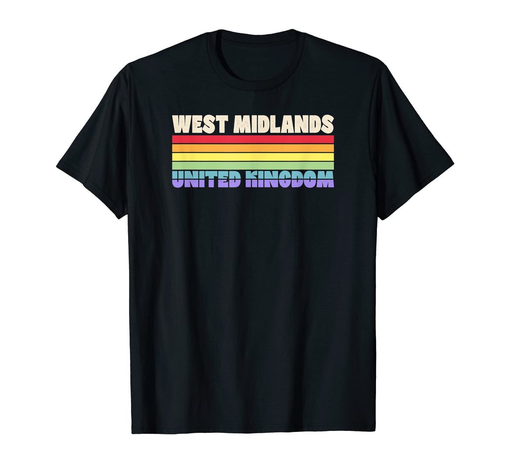 West Midlands United Kingdom Rainbow T-Shirt - Aesthetic Graphic Men Women - T-Shirt, Sweatshirt, Hoodie