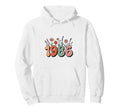 Floral 1986 Year Illustration Hoodie - Aesthetic Graphic Men Women - T-Shirt, Sweatshirt, Hoodie