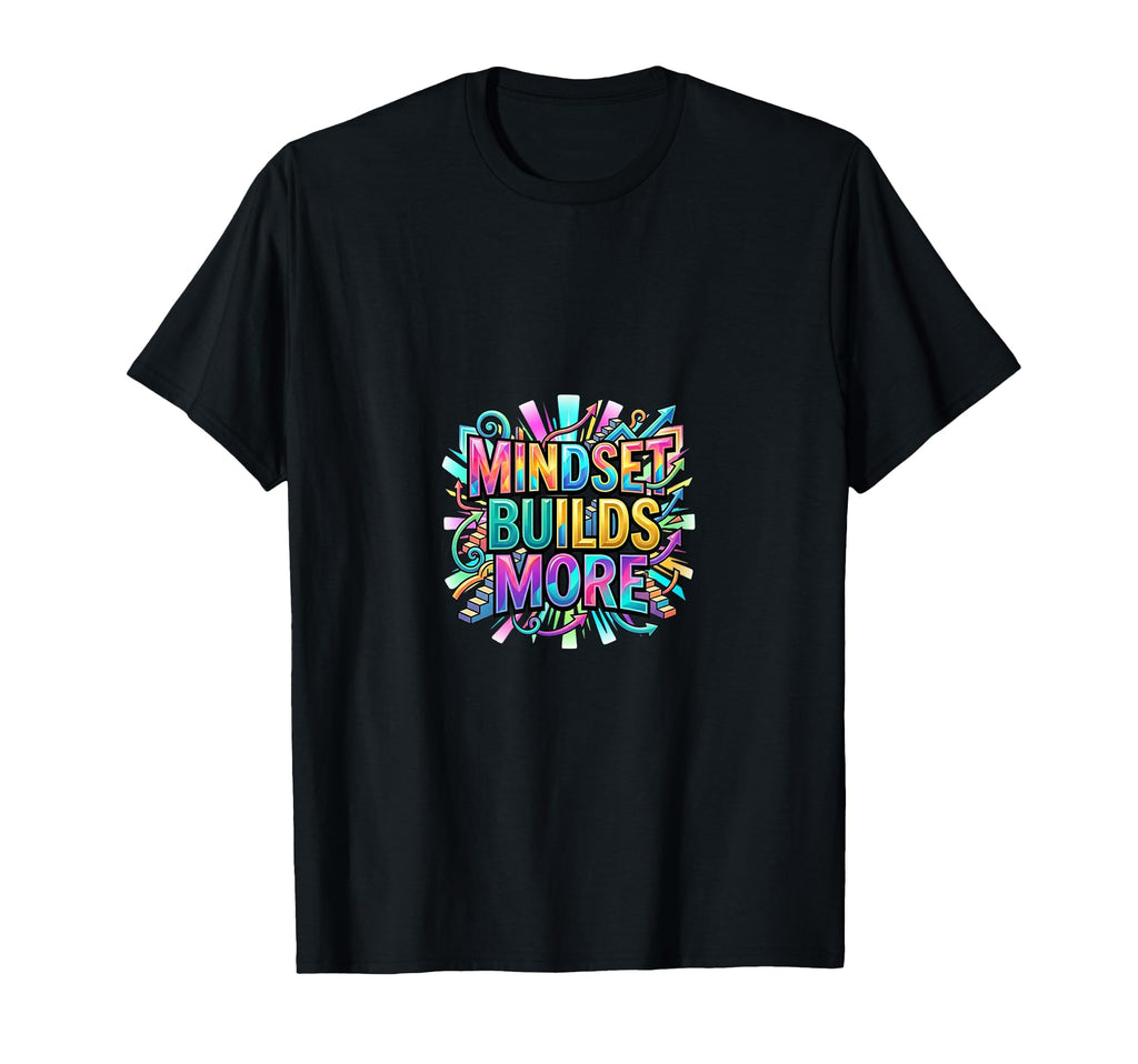 Growth Mindset Motivation Typography T-Shirt - Graphic Print Men Women - T-Shirt, Sweatshirt, Hoodie