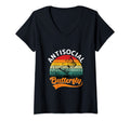 Womens Clever Antisocial Butterfly Her T-Shirt - Trendy Graphic for Adults - T-Shirt, Sweatshirt, Hoodie