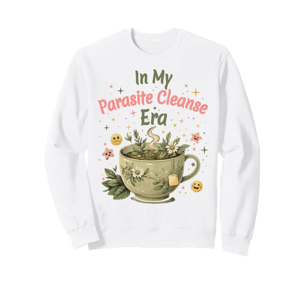 Funny Wellness Vibes Aesthetic Tea Sweatshirt - Unique Graphic for Adults - T-Shirt, Sweatshirt, Hoodie