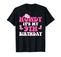 9Th Birthday Outfit Cowgirl Western T-Shirt - Graphic Print Men Women - T-Shirt, Sweatshirt, Hoodie